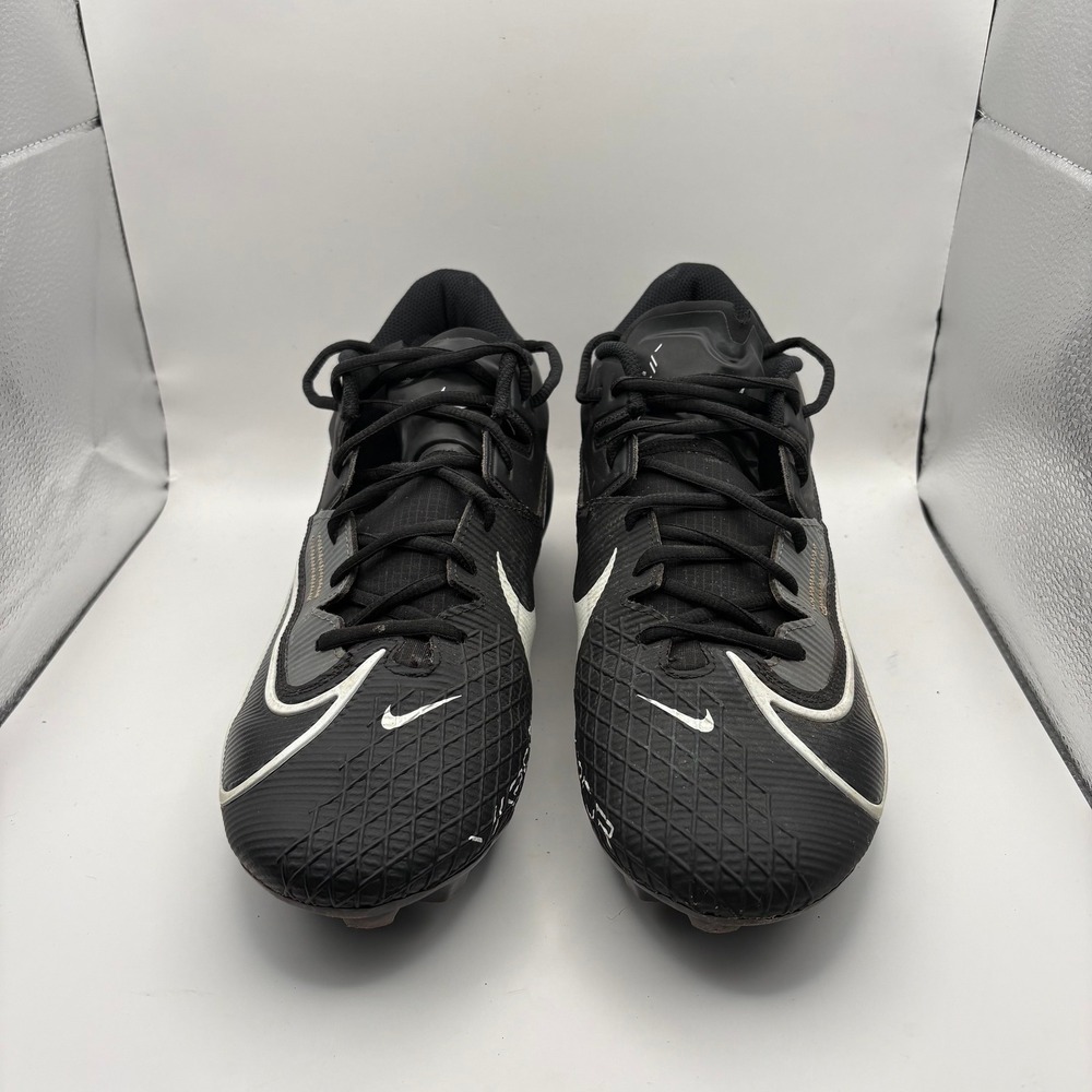 Nike Vapor Edge Pro 360 Mens Football Cleats Black White DA5457-010 Size 10.5